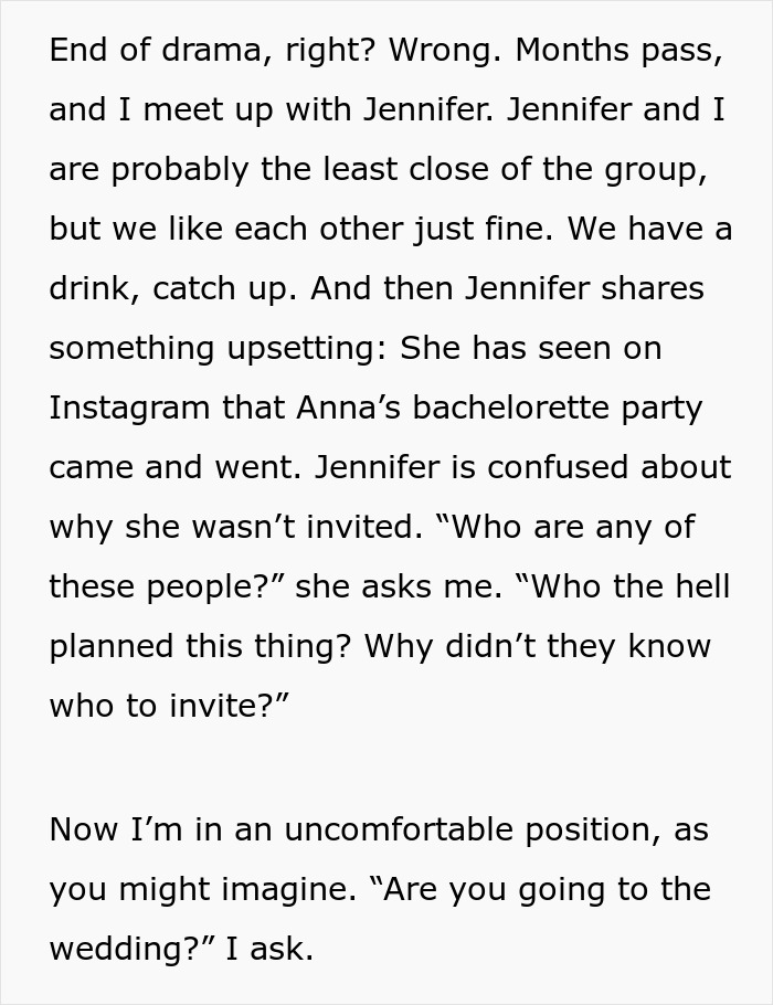 Friendship Falls Apart After Bride Doesn't Invite Close Friends To Wedding And Hides The Truth