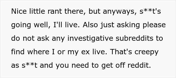Text message expressing concern over privacy, mentions ending gay marriage as sinful. Text message expressing concern over privacy, mentions ending gay marriage as sinful.