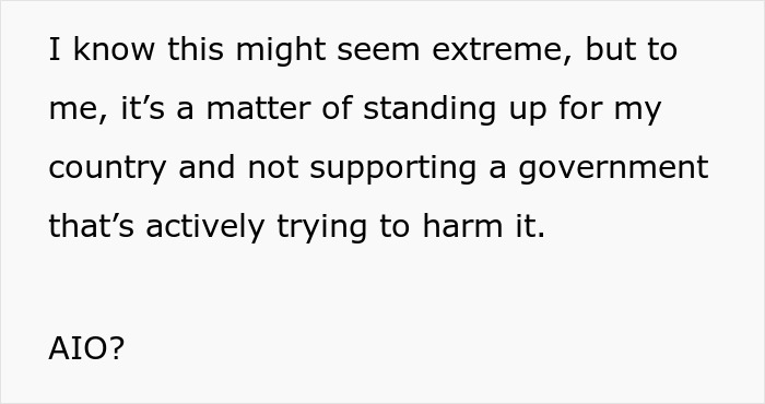 Text discussing refusal to visit due to U.S. tariffs and jokes about a 51st state.