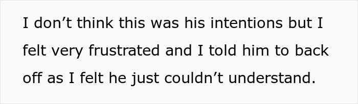 Text expressing frustration over a rich boyfriend's misunderstanding. Text expressing frustration over a rich boyfriend's misunderstanding.