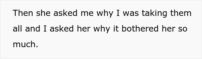 Text about a teen taking all pictures, questioning why it bothers someone, related to husband's late wife's photos.