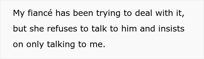 Text message discussing communication issues related to wedding invitations and expectations.