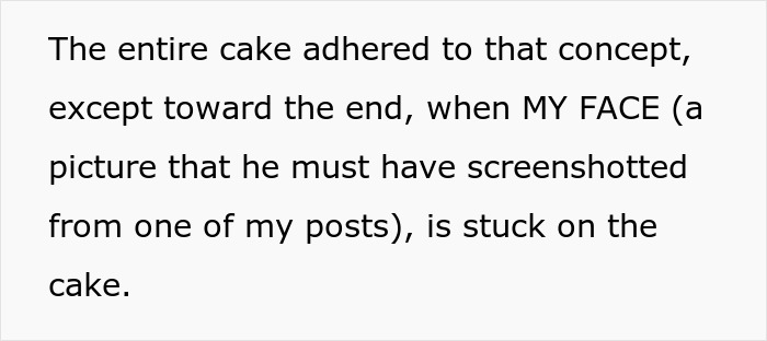 Coworker feels creeped out by a trend where her photo is placed on a cake.