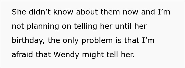 Text on image about birthday surprise involving tapes from late mother.