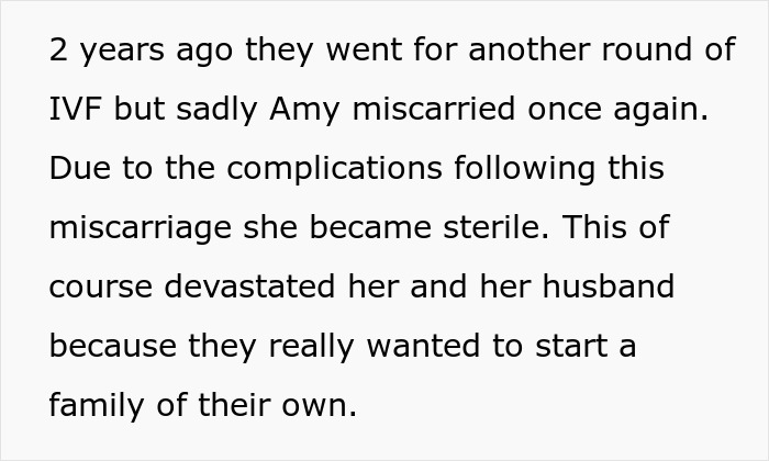 Text describing IVF challenges and their emotional impact.