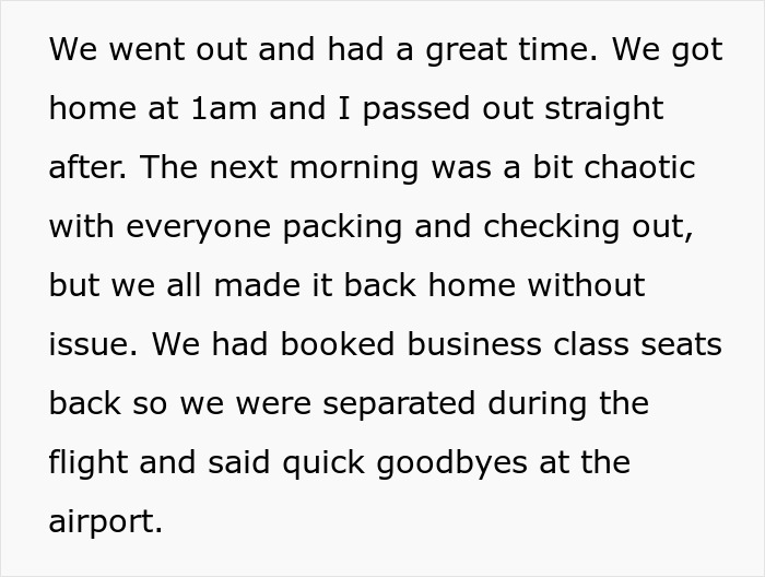 Chaotic morning packing and checking out after child-free woman's vacation ends with quick goodbyes at the airport.