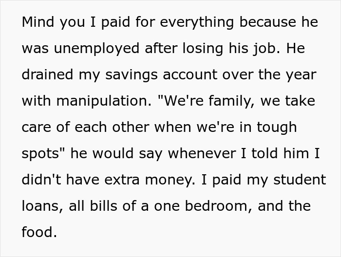 Unemployed man drains partner's savings, claims it's for family support, leads to catfishing revelation. Unemployed man drains partner's savings, claims it's for family support, leads to catfishing revelation.