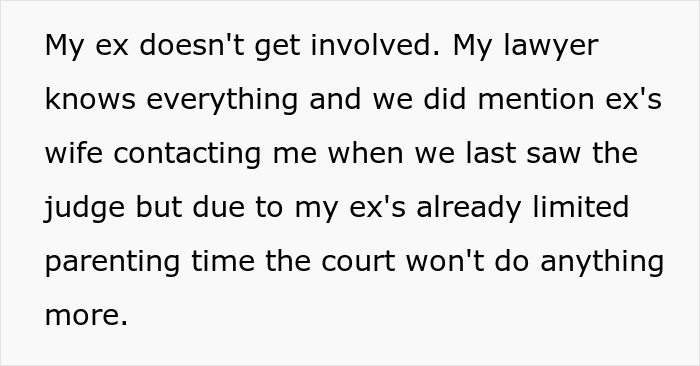 Text about stepmom seeking bigger role in husband's children's lives despite bio mom's opposition.