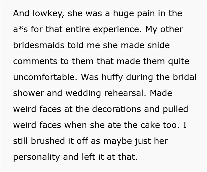 Text recounting multiple close calls and awkward moments involving a woman and her sister-in-law. Text recounting multiple close calls and awkward moments involving a woman and her sister-in-law.