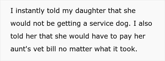 Text describing a dog injury incident affecting a service dog for social anxiety.