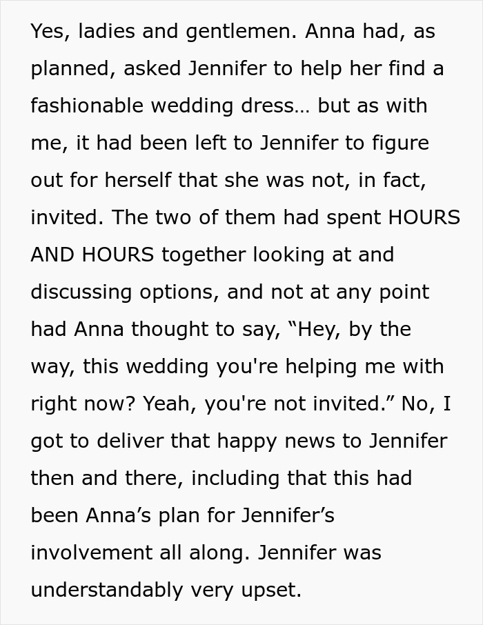 Friendship Falls Apart After Bride Doesn't Invite Close Friends To Wedding And Hides The Truth