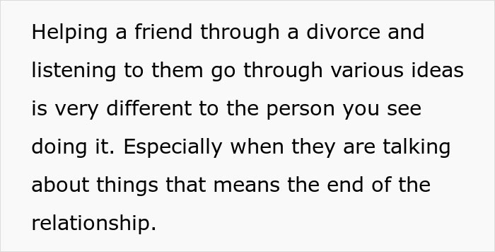 Text on breakup and end of relationship, discussing divorce and supporting a friend through separation challenges. Text on breakup and end of relationship, discussing divorce and supporting a friend through separation challenges.
