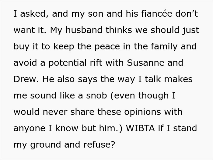 Text depicting family disagreement over unwanted paintings, considering buying them to maintain peace. Text depicting family disagreement over unwanted paintings, considering buying them to maintain peace.