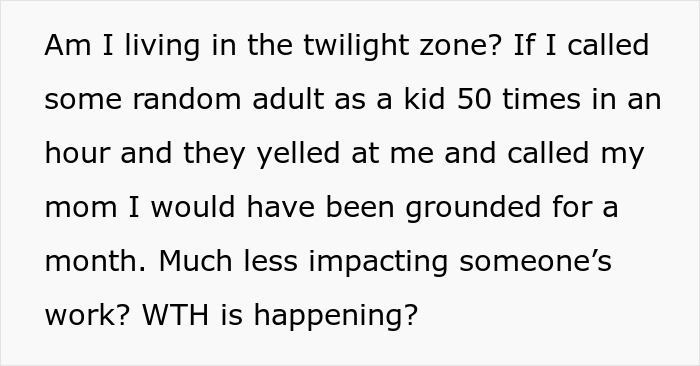 Text questioning discipline and impact on work with confusion, reflecting issues with a sister disciplining her nephew.