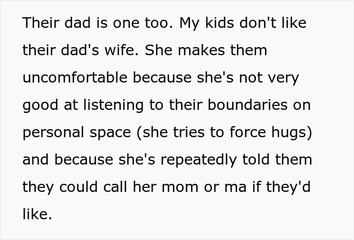 Stepmom struggles with boundaries, wanting bigger role in husband's kids' lives, causing family drama.