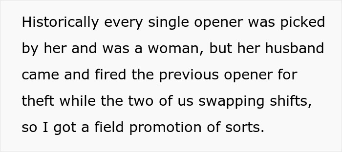 Text story about a female boss's employee gaining a promotion through compliance. Text story about a female boss's employee gaining a promotion through compliance.