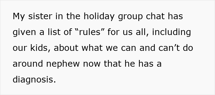 Woman Doesn't Know How To React To Sister's Rules For Upcoming Family Holiday Woman Doesn't Know How To React To Sister's Rules For Upcoming Family Holiday