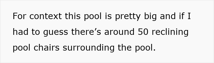 Mom Ignores 49 Empty Chairs, Sits Next To Tanning Woman And Immediately Starts A Moral Crusade Mom Ignores 49 Empty Chairs, Sits Next To Tanning Woman And Immediately Starts A Moral Crusade