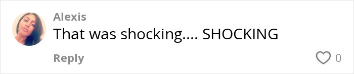 Comment on melanin loss video: "That was shocking... SHOCKING" with a profile picture of a woman named Alexis.