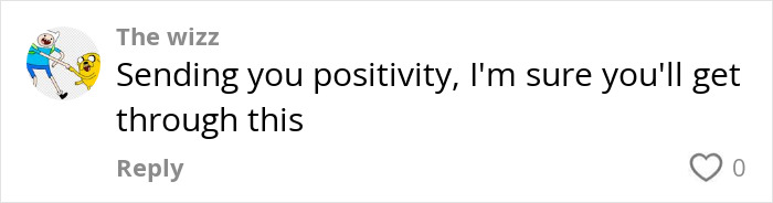 Comment showing support and positivity for a Black woman with stage 4 cancer experiencing melanin loss.