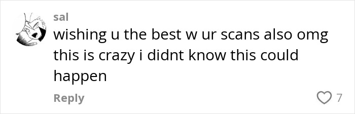 Supportive message for a Black woman with stage 4 cancer documenting melanin loss; user expresses surprise and well-wishes.