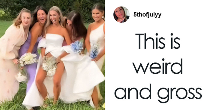 “Dude Was Regretting It”: Bride’s Bold Underwear Stunt At Wedding Ignites Social Media Frenzy