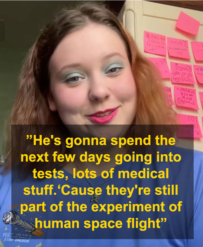 NASA astronaut&rsquo;s daughter discusses his health and medical tests after return from space.