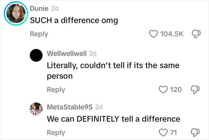 Comment section reacting to Benny Blanco's eyebrow transformation, highlighting a noticeable difference. Comment section reacting to Benny Blanco's eyebrow transformation, highlighting a noticeable difference.