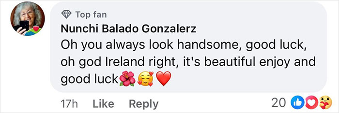 Fan leaves a flirty comment about Hugh Jackman's 70s look on social media.