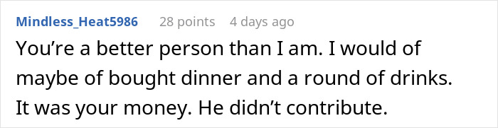 Comment discussing cruise jackpot and sharing money in online thread. Comment discussing cruise jackpot and sharing money in online thread.