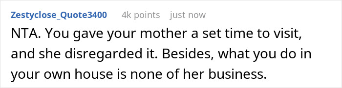 Text from an online discussion about a son's private moment turned nightmare due to his mom's visit. Text from an online discussion about a son's private moment turned nightmare due to his mom's visit.