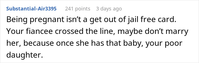 Comment discussing a pregnant woman eating a girl's cupcake and its consequences. Comment discussing a pregnant woman eating a girl's cupcake and its consequences.