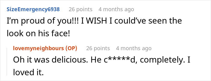 Reddit comments discussing a woman's response to her BIL's remarks about immigrants.