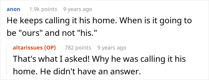 Reddit post discussing relationship dynamics and religion choices.