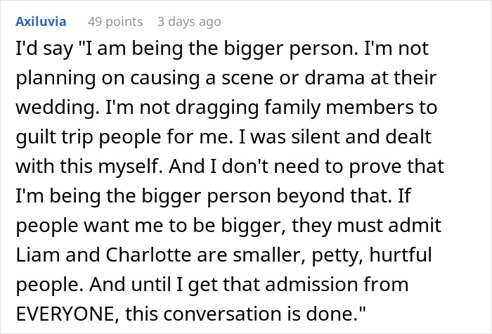 Brother Removes Sister From Wedding Party, Family Justifies It As Being "For Her Own Good"