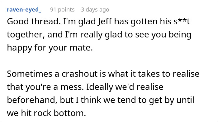 Discussion about losing a licence leading to life changes, weight loss, and health improvement.