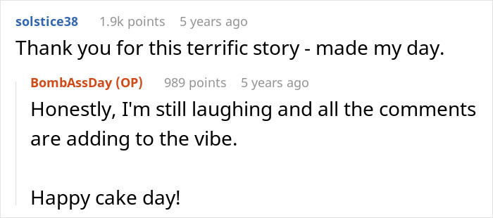 Reddit conversation about a funny story, highlighting a woman's insulin quest and the humorous comments it inspired.