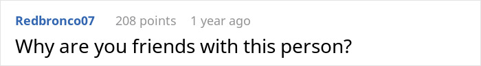 Comment questioning a friendship, relating to childfree friend upset over holiday child plans. Comment questioning a friendship, relating to childfree friend upset over holiday child plans.