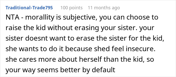 Comment on brother adopting deceased sibling&rsquo;s baby and sister's fertility struggles.