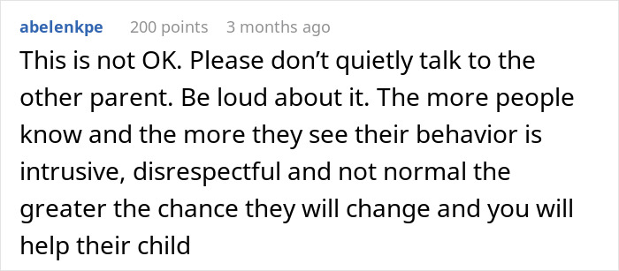 Comment discussing sleepover safety concerns and parental action. Comment discussing sleepover safety concerns and parental action.