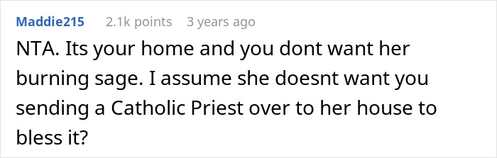 Comment discussing a witchy friend's request to cleanse a home without consent. Comment discussing a witchy friend's request to cleanse a home without consent.