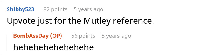 Comments discussing a Mutley reference on a post about a woman's insulin quest.