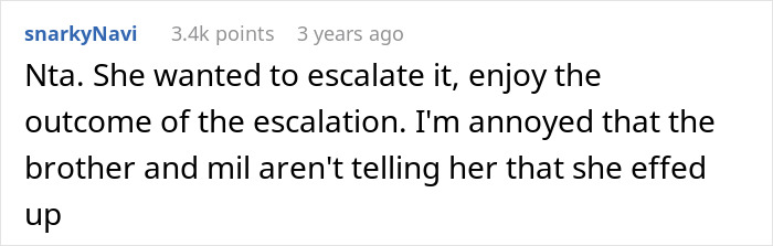 Comment on child abandonment drama, discussing escalation.