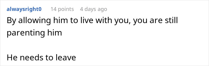 Comment about a brother living in filth, suggesting he shouldn't stay. Comment about a brother living in filth, suggesting he shouldn't stay.