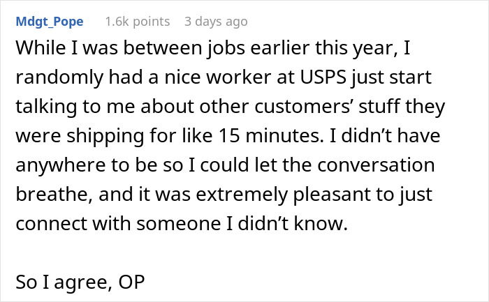 Comment discussing a proposed solution to the male loneliness epidemic through unexpected connections.