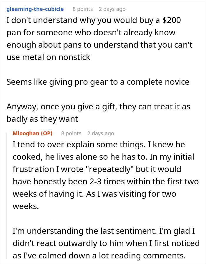Clueless Guy Ruins $200 Pan That His GF Sold A Gaming Console To Get Him, She&rsquo;s Devastated 