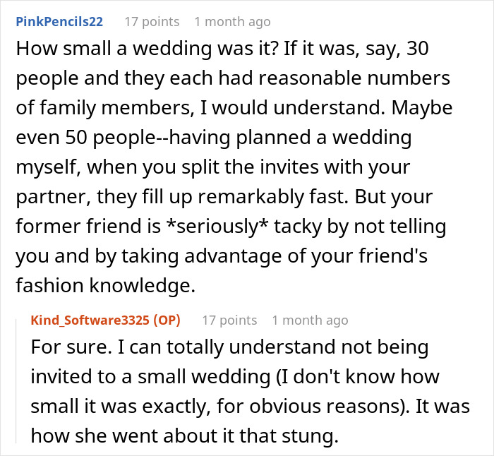 Friendship Falls Apart After Bride Doesn't Invite Close Friends To Wedding And Hides The Truth