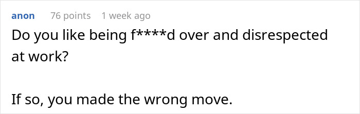 Text exchange criticizing unpaid overtime and work disrespect, with sarcastic response.