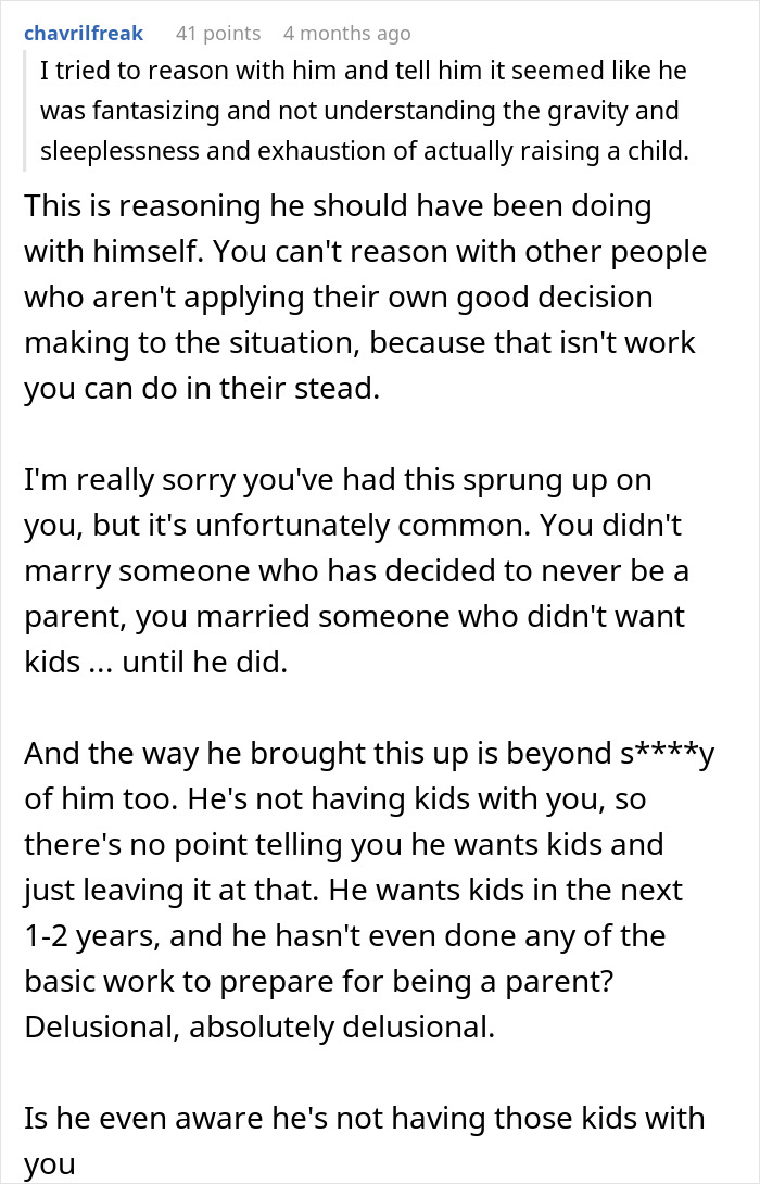 Wife Won&rsquo;t Give Birth Just To Become A Single Mom When Clueless Husband Realizes It&rsquo;s Hard Work