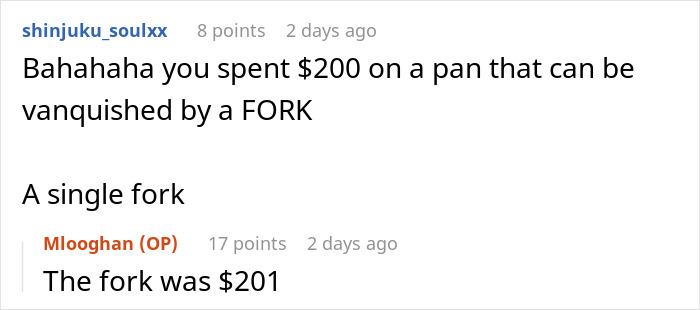 Clueless Guy Ruins $200 Pan That His GF Sold A Gaming Console To Get Him, She&rsquo;s Devastated 